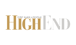 The High End Magazine logo