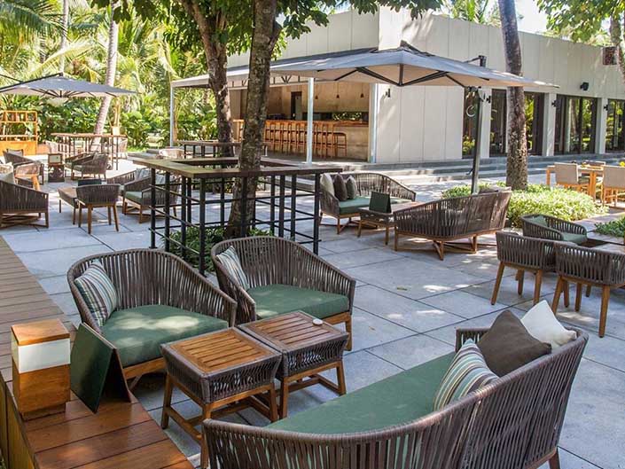 Cuca Bali Restaurant' outdoor longue