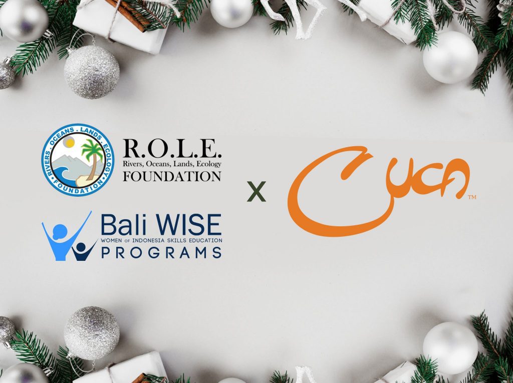 The icon for the cooperation between Cuca, Bali Wise and Role Foundation