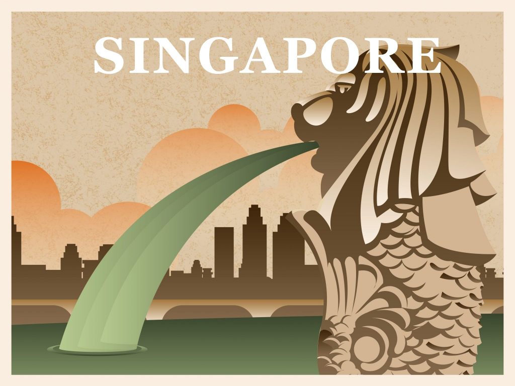 The icon for singapore
