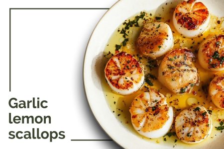 GARLIC LEMON SCALLOPS