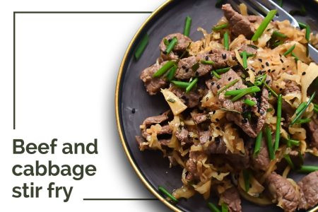 BEEF CABBAGE STIR FRY
