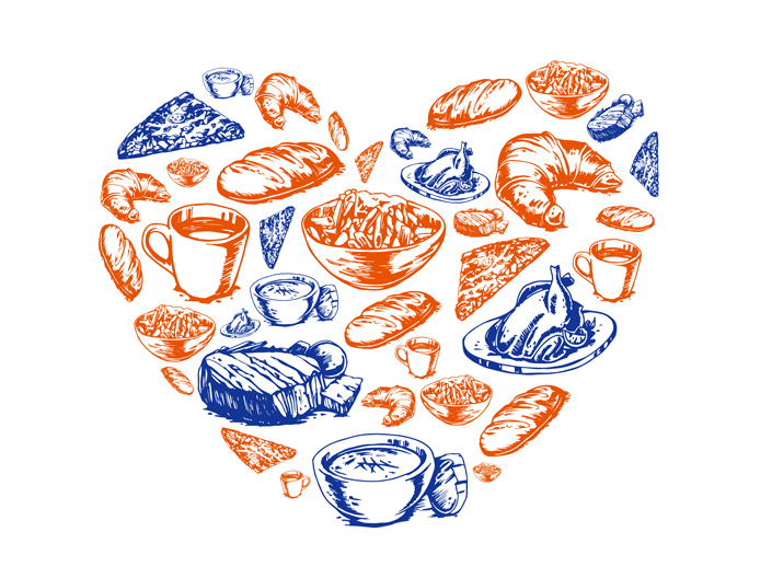 Cuca Bali - a collections of drawings of a variety of tasty foods