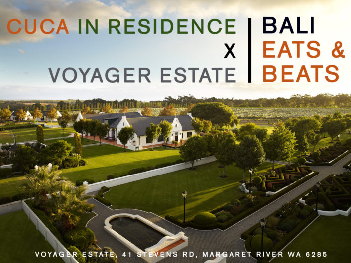 Voyager estate-cuca in residence-Bali eats & beats