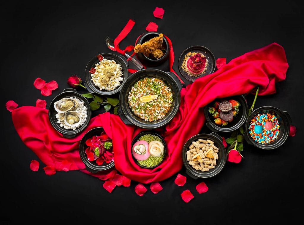 Romance dining menu at Cuca Bali