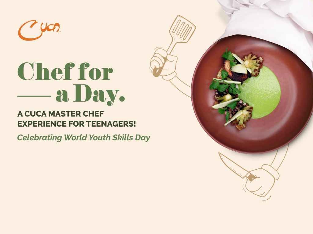 junior chef for a day at Cuca with Chef Kevin Cherkas