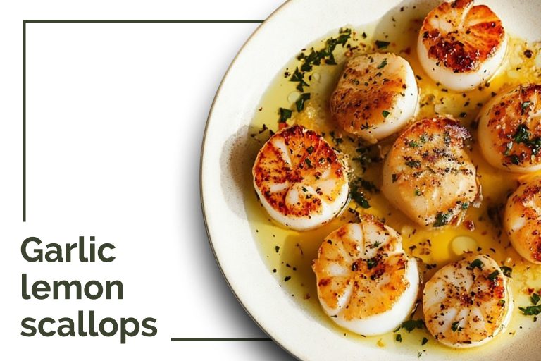 Garlic Lemon Scallops
