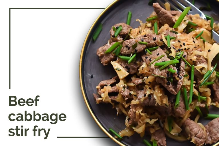 Beef & Cabbage Stir Fry