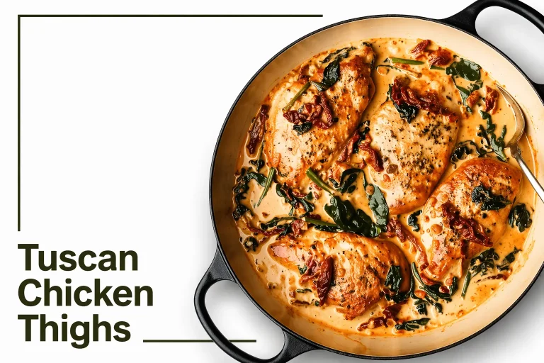 Tuscan Chicken Thighs
