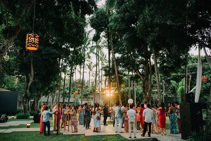 wedding at the garden lounge